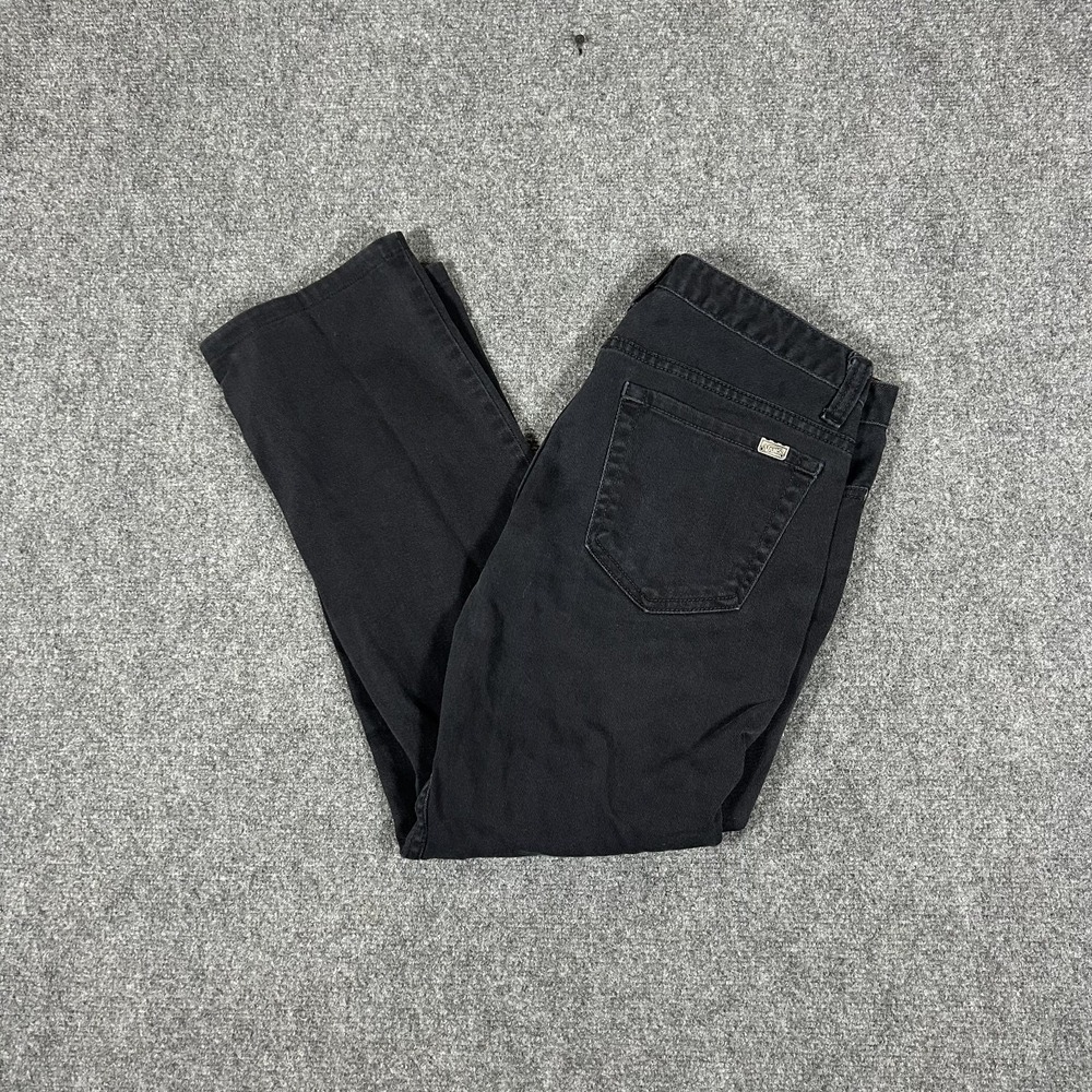 Vans Men's Straight Leg Black Jeans Size 32 Skater Relaxed #2605